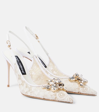 Escarpins Rainbow en dentelle | Dolce&Gabbana