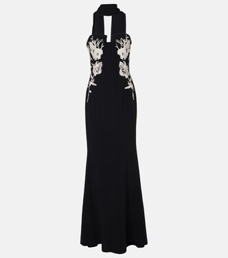 Abito lungo con ricamo | Elie Saab