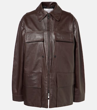 Chore leather jacket | Victoria Beckham