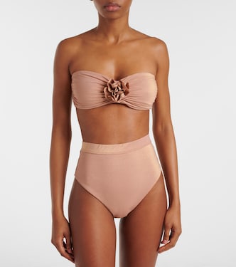 Everley lamé bikini bottoms | Zimmermann