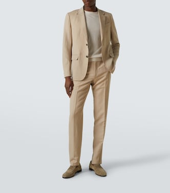 Trofeo wool and linen suit | Zegna