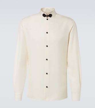 Silk shantung shirt | Valentino