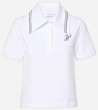 Logo cotton polo shirt | Patou