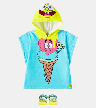 x SpongeBob SquarePants terry bathrobe | Stella McCartney Kids