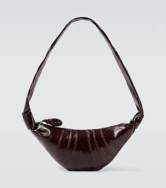 Croissant Small leather shoulder bag | Lemaire