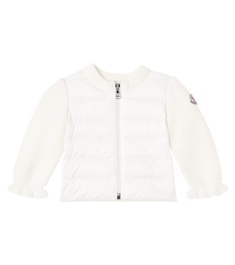 Bébé – Veste doudoune en laine à logo | Moncler Enfant