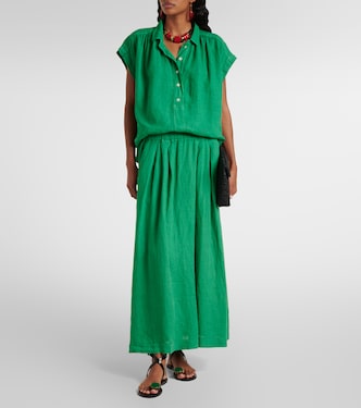 Top Elowen in lino | Velvet