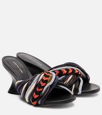 75 braided wedge mules | Dries Van Noten