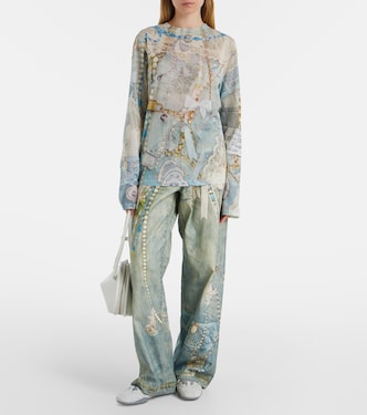 Elway printed jersey T-shirt  | Acne Studios