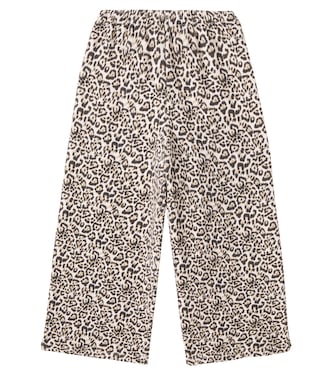 Leopard-print cotton sweatpants | The New Society