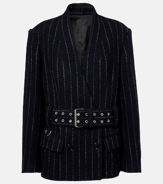 Blazer gessato Fyma in lana vergine  | Isabel Marant