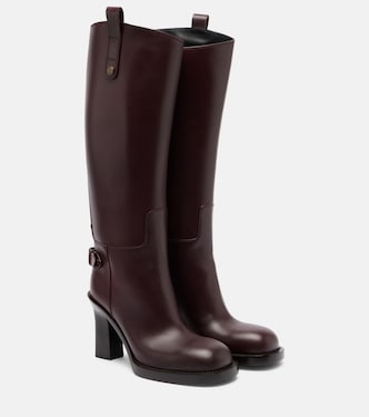 Cavalier 85 leather knee-high boots | Burberry