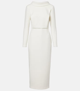 Crêpe midi dress | Roland Mouret