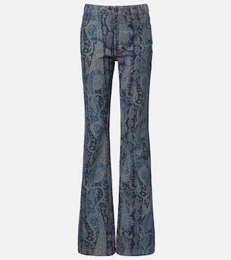 Printed cotton wide-leg pants | Etro