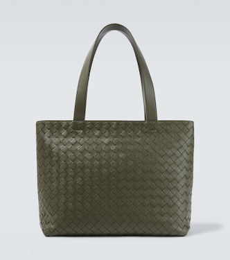 Intrecciato leather tote bag | Bottega Veneta