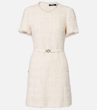 Medusa '95 cotton-blend tweed minidress | Versace
