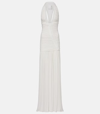 Bridal Orion ruched halterneck gown | Christopher Esber