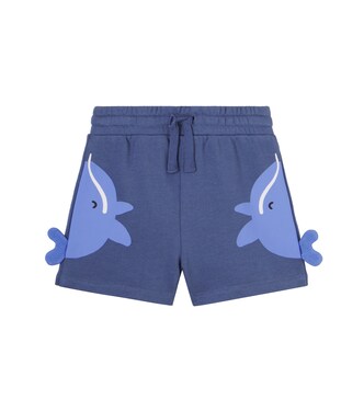 Baby printed cotton jersey shorts | Stella McCartney Kids