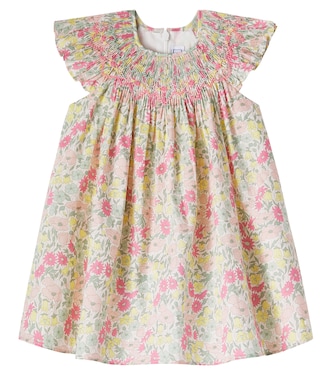 Baby floral smocked cotton dress | Tartine et Chocolat