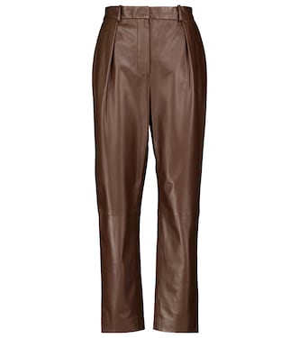 Pantalon droit Sidney en cuir | Altuzarra