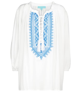 Livia embroidered top | Melissa Odabash