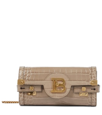 Borsa a tracolla B-Buzz 23 in pelle stampata | Balmain