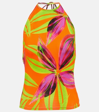 Top halter estampado | Louisa Ballou