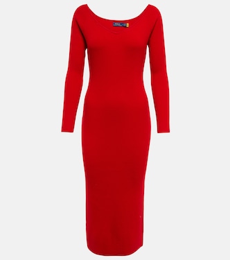 Midikleid aus einem Wollgemisch | Polo Ralph Lauren