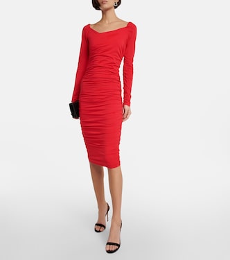 Midikleid Gauzy Whisper aus Jersey | Velvet