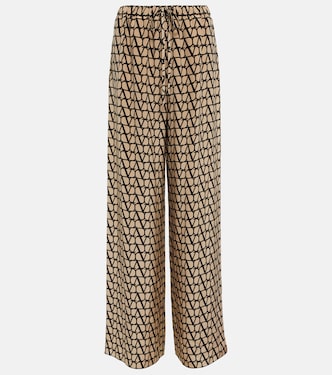 Pantalones de seda Toile Iconographe | Valentino