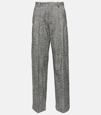 Pantalon ample en laine mélangée | Victoria Beckham