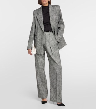 Pantalon ample en laine mélangée | Victoria Beckham