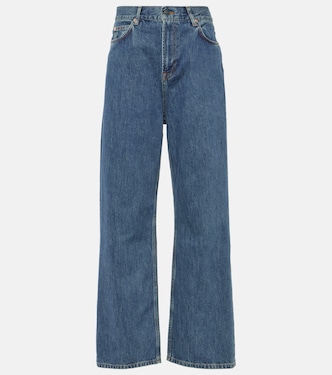 High-rise straight jeans | Wardrobe.NYC