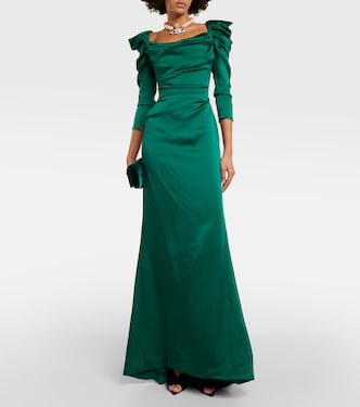 Abito lungo Astral in raso | Vivienne Westwood