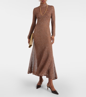 Open-knit Lurex® maxi dress | Tom Ford