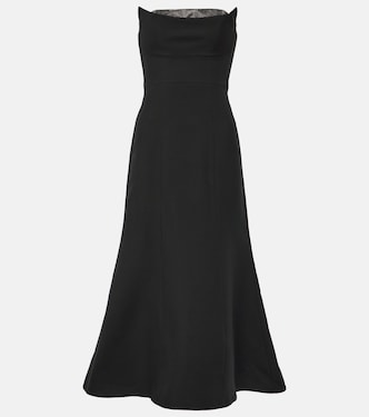 Abito midi in lana e seta | Roland Mouret