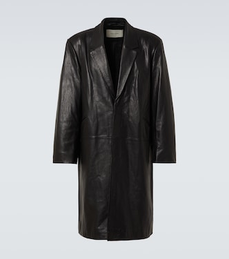 Oversize-Mantel aus Leder | Entire Studios