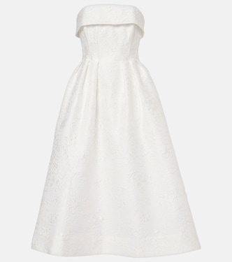 Bridal - Abito midi Esther in broccato | Rebecca Vallance