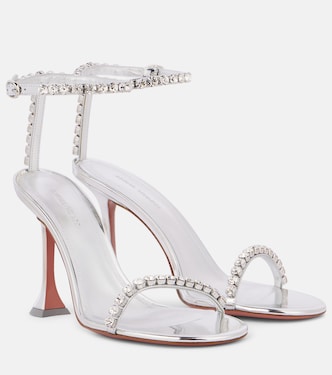 Sandales Gigi 95 en cuir à ornements | Amina Muaddi