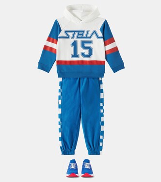 Pantalones deportivos en mezcla de algodón | Stella McCartney Kids