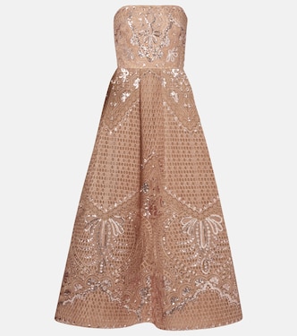 Robe longue brodée | Elie Saab