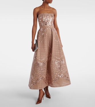 Robe longue brodée | Elie Saab