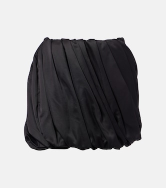 Minifalda de satén plisada | JW Anderson