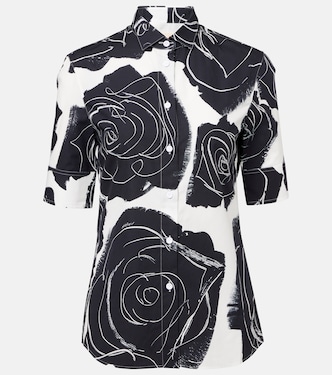 Floral cotton poplin shirt | Marni