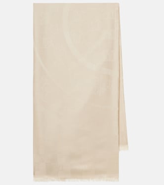 Schal aus Seide und Wolle | Max Mara
