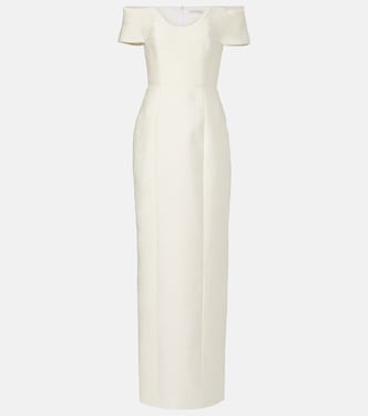 Aislinn floral pencil cloque gown | Emilia Wickstead
