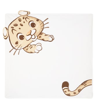 DG embroidered cotton blanket | Dolce&Gabbana Kids