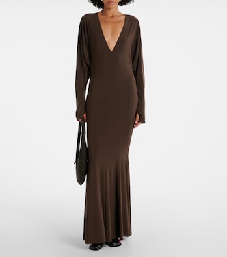 Draped jersey gown | Norma Kamali