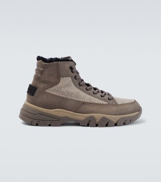 Copper Mountain shearling-lined leather hiking boots | Bogner