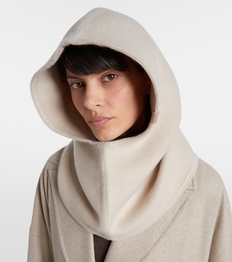 Knitted wool and cashmere hood | Brunello Cucinelli